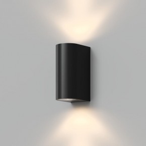 DK9791-BK Настенный уличный светильник NARVIK, IP44, 2хGU10 LED, до 15 Вт, черный, алюминий в Сургуте - surgut.ok-mebel.com | фото