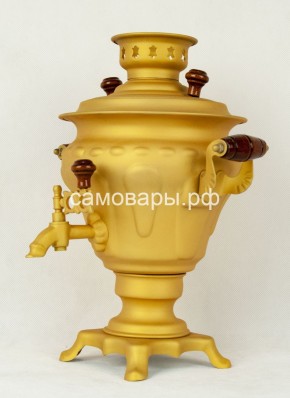 Электрический самовар "Русское золото" матовая груша на 2 литра (Ограниченная серия) в Сургуте - surgut.ok-mebel.com | фото