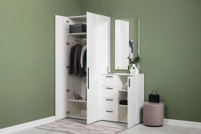 ЭЙР прихожая (модульная) Белый Шагрень в Сургуте - surgut.ok-mebel.com | фото 24