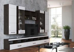 Фиеста №13 Комод глухой (Венге/Белый глянец) в Сургуте - surgut.ok-mebel.com | фото 3