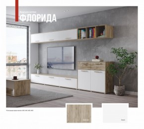 ФЛОРИДА Гостиная (модульная) дуб серый/белый в Сургуте - surgut.ok-mebel.com | фото