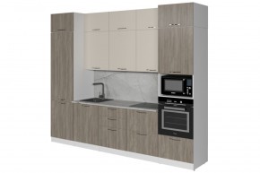 ФЬЮДЖИ Кухонный гарнитур Экстра (3000 мм) в Сургуте - surgut.ok-mebel.com | фото 4