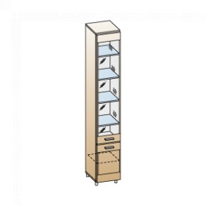 Гостиная Камелия Композиция 1 (Снежный ясень - серый) в Сургуте - surgut.ok-mebel.com | фото 3