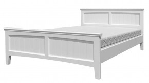 ГРАЦИЯ-4 Кровать из массива 1400 (Белый античный) в Сургуте - surgut.ok-mebel.com | фото