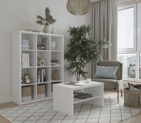 Журнальный стол Энкель 82С, тамбурат, цвет белый в Сургуте - surgut.ok-mebel.com | фото 4