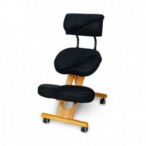 Коленный стул со спинкой Smartstool KW02В + Чехлы в Сургуте - surgut.ok-mebel.com | фото