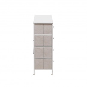 Комод Leset Линкс 8 ящ. (к/з), Каркас Белый, ящики Белые в Сургуте - surgut.ok-mebel.com | фото 5