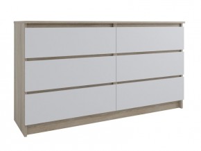 Комод МОРИ МК 1380.6 (Дуб Сонома/Белый) в Сургуте - surgut.ok-mebel.com | фото