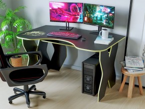 Компьютерный стол КЛ №9.0 (Черный/Желтый) в Сургуте - surgut.ok-mebel.com | фото 2