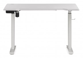 Компьютерный стол Маркос с механизмом подъема 120х75х75 белый / шагрень белая в Сургуте - surgut.ok-mebel.com | фото 2