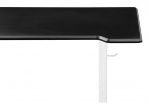 Компьютерный стол Маркос с механизмом подъема 140х80х75 черная шагрень / белый в Сургуте - surgut.ok-mebel.com | фото 8