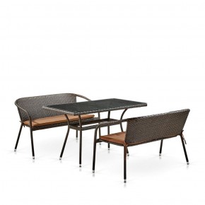 Комплект мебели из иск. ротанга T286A/S139A-W53 Brown в Сургуте - surgut.ok-mebel.com | фото 2