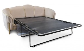 Комплект мягкой мебели Lara 3-1-1 с раскладным механизмом (бежевый/золото) в Сургуте - surgut.ok-mebel.com | фото 3