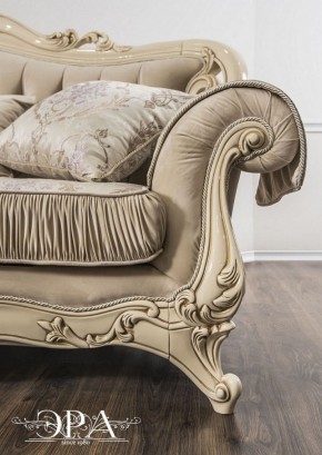 Комплект мягкой мебели Мона Лиза (крем) с раскладным механизмом в Сургуте - surgut.ok-mebel.com | фото 4