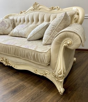Комплект мягкой мебели Мона Лиза (крем) с раскладным механизмом в Сургуте - surgut.ok-mebel.com | фото 5