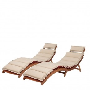 Комплект шезлонги и столик AFM-803A-T133 Beige (2+1) в Сургуте - surgut.ok-mebel.com | фото 2
