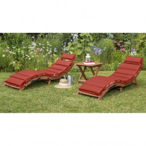 Комплект шезлонги и столик AFM-803A-T133 Beige-Terracotta (2+1) в Сургуте - surgut.ok-mebel.com | фото