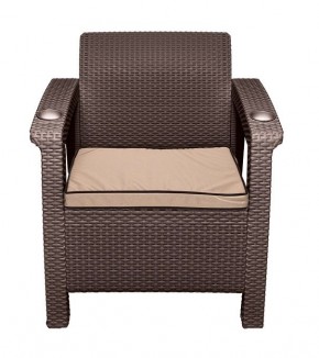 Комплект уличной мебели Yalta Premium Terrace Set (Ялта) шоколадый (+подушки под спину) в Сургуте - surgut.ok-mebel.com | фото 7