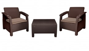 Комплект уличной мебели Yalta Premium Terrace Set (Ялта) шоколадый (+подушки под спину) в Сургуте - surgut.ok-mebel.com | фото 8