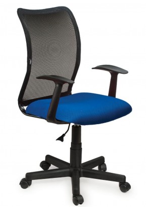 Кресло BRABIX "Spring MG-307", с подлокотниками, комбинированное синее/черное TW, 531404 в Сургуте - surgut.ok-mebel.com | фото 1