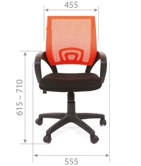 Кресло для оператора CHAIRMAN 696 black (ткань TW-11/сетка TW-01) в Сургуте - surgut.ok-mebel.com | фото 4