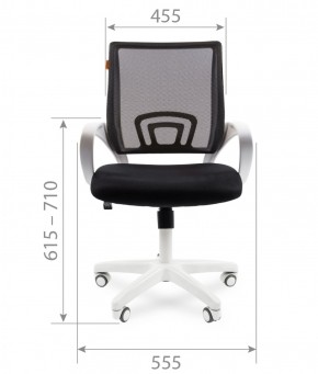 Кресло для оператора CHAIRMAN 696 white (ткань TW-10/сетка TW-05) в Сургуте - surgut.ok-mebel.com | фото 6