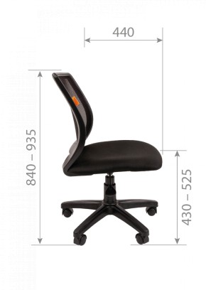 Кресло для оператора CHAIRMAN 699 Б/Л (ткань стандарт/сетка TW-01) в Сургуте - surgut.ok-mebel.com | фото 7