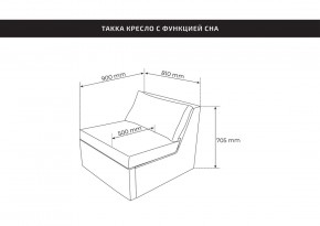 Кресло для отдыха Йоки тёмно-зелёный, ткань рогожка в Сургуте - surgut.ok-mebel.com | фото 3