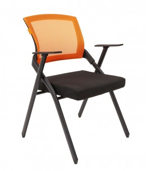Кресло для посетителей CHAIRMAN NEXX (ткань стандарт черный/сетка DW-66) в Сургуте - surgut.ok-mebel.com | фото 1