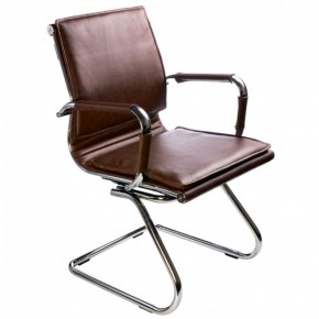 Кресло для посетителя Бюрократ CH-993-Low-V/Brown коричневый в Сургуте - surgut.ok-mebel.com | фото