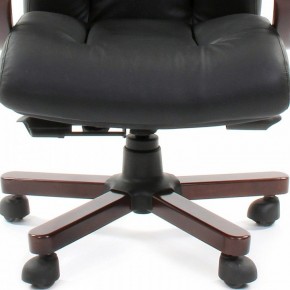 Кресло для руководителя Chairman 421 черный/орех темный, черный в Сургуте - surgut.ok-mebel.com | фото 4