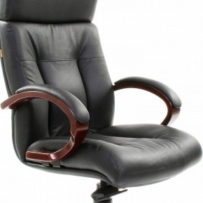 Кресло для руководителя Chairman 421 черный/орех темный, черный в Сургуте - surgut.ok-mebel.com | фото 6