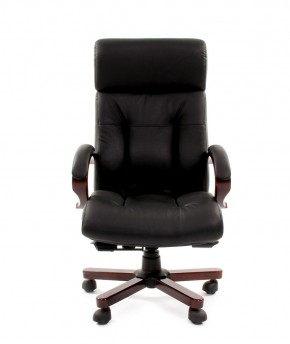 Кресло для руководителя CHAIRMAN  421 (Натуральная кожа) Черное в Сургуте - surgut.ok-mebel.com | фото 2