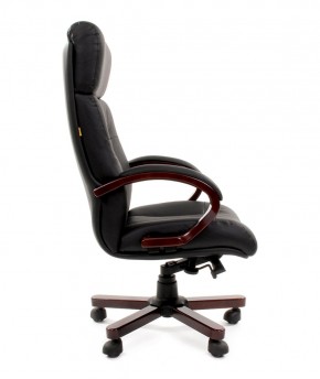 Кресло для руководителя CHAIRMAN  421 (Натуральная кожа) Черное в Сургуте - surgut.ok-mebel.com | фото 3
