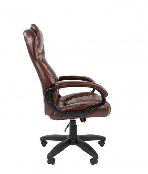 Кресло для руководителя  CHAIRMAN 432 (Экокожа коричневая) в Сургуте - surgut.ok-mebel.com | фото 3