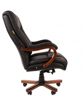 Кресло для руководителя CHAIRMAN  503 (Кожа) Черное в Сургуте - surgut.ok-mebel.com | фото 3