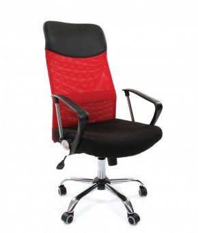 Кресло для руководителя CHAIRMAN 610 N (15-21 черный/сетка красный) в Сургуте - surgut.ok-mebel.com | фото 1