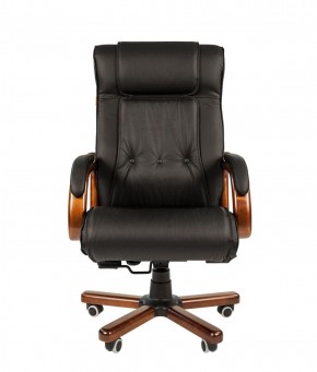 Кресло для руководителя CHAIRMAN  653 (Кожа) Черное в Сургуте - surgut.ok-mebel.com | фото 2