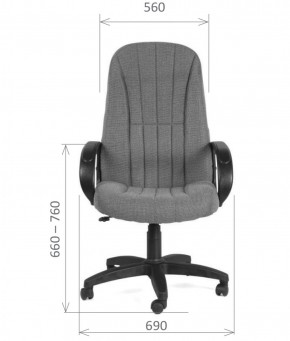 Кресло для руководителя  CHAIRMAN 685 СТ (ткань стандарт 10-356 черная) в Сургуте - surgut.ok-mebel.com | фото 5