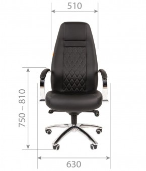 Кресло для руководителя CHAIRMAN 950 (Экокожа) Черное в Сургуте - surgut.ok-mebel.com | фото 4