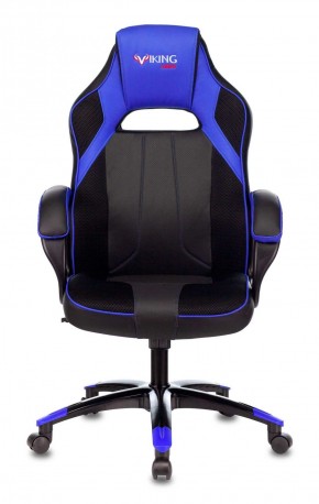 Кресло игровое Бюрократ VIKING 2 AERO BLUE черный/синий в Сургуте - surgut.ok-mebel.com | фото 2