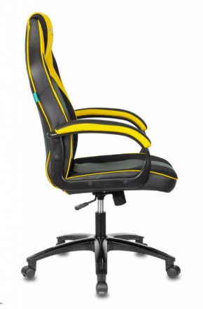 Кресло игровое Бюрократ VIKING 2 AERO YELLOW черный/желтый в Сургуте - surgut.ok-mebel.com | фото 3