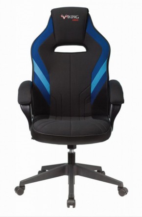 Кресло игровое Бюрократ VIKING 3 AERO BLUE черный/синий в Сургуте - surgut.ok-mebel.com | фото 2