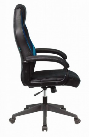 Кресло игровое Бюрократ VIKING 3 AERO BLUE черный/синий в Сургуте - surgut.ok-mebel.com | фото 3