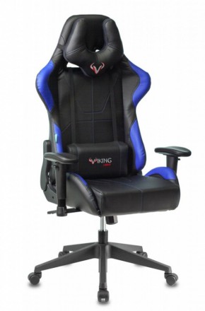 Кресло игровое Бюрократ VIKING 5 AERO BLUE черный/синий в Сургуте - surgut.ok-mebel.com | фото
