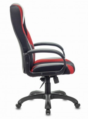 Кресло компьютерное BRABIX PREMIUM "Rapid GM-102" (экокожа/ткань, черное/красное) 532107 в Сургуте - surgut.ok-mebel.com | фото 3