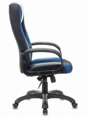 Кресло компьютерное BRABIX PREMIUM "Rapid GM-102" (экокожа/ткань, черное/синее) 532106 в Сургуте - surgut.ok-mebel.com | фото 3