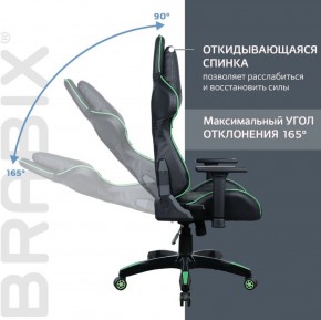 Кресло компьютерное BRABIX "GT Carbon GM-120" (черное/зеленое) 531929 в Сургуте - surgut.ok-mebel.com | фото 2