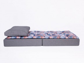 Кресло-кровать бескаркасное Харви (коричневый-квадро беж) в Сургуте - surgut.ok-mebel.com | фото 3