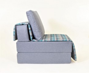 Кресло-кровать бескаркасное Харви (серый-квадро азур) в Сургуте - surgut.ok-mebel.com | фото 2